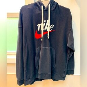 Nike retro logo hoodie - black - Men’s XL
